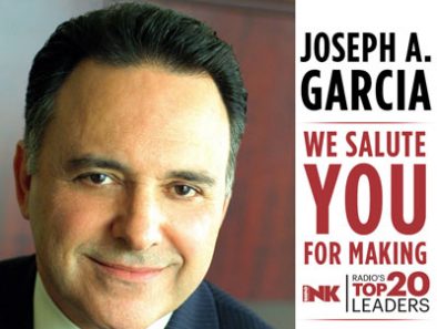 SPANISH BROADCASTING SYSTEM, JOSEPH A. GARCIA NAMED ONE OF RADIO’S TOP 20 LEADERS